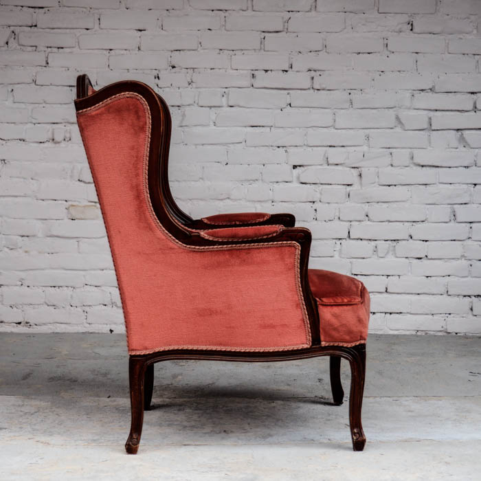 Lounge Sessel Yes Please Rentals Trausessel Traustuhl rot rose