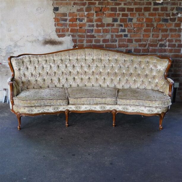 CHIPPENDALE COUCH 3-Sitzer
